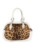 Dolce & Gabbana Handheld Bag Canvas/Leather, back view